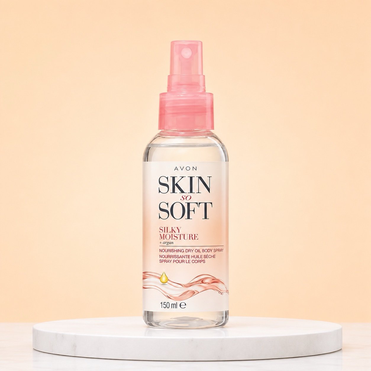 Avon Skin So Soft Nourishing Silky Moisture Dry oil Spray 150ml