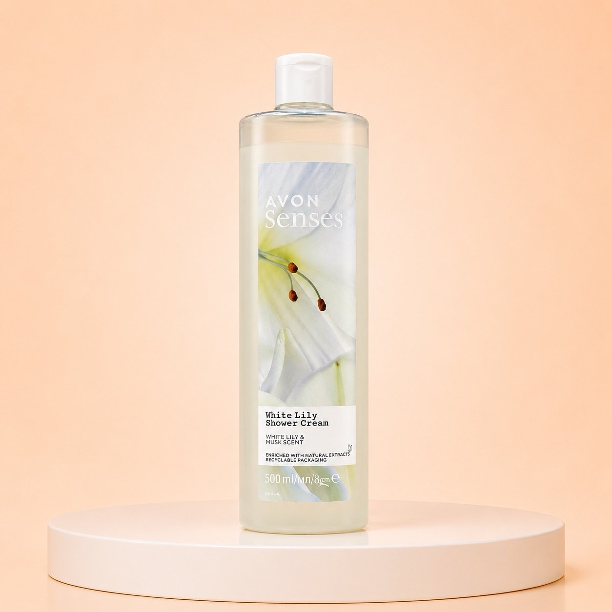 Avon Senses White Lily Shower Cream 500ml
