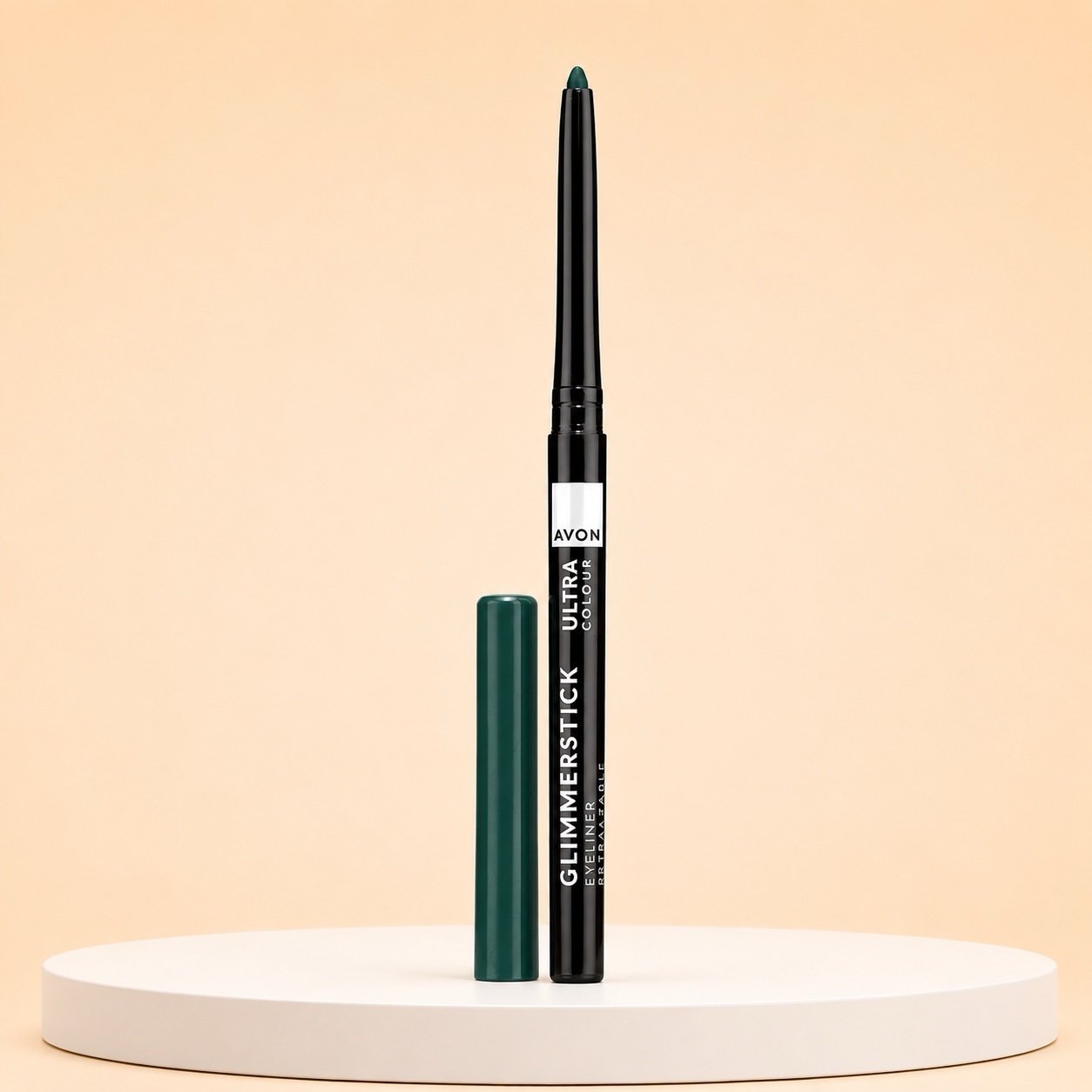 Avon Ultra Colour Glimmerstick Eyeliner (Retractable) – Blackest Black