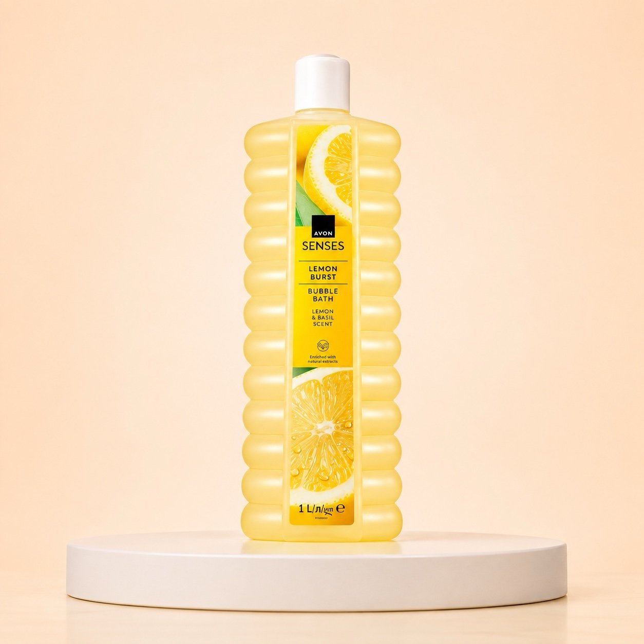 Avon Senses Lemon Burst Bubble Bath 1 liter