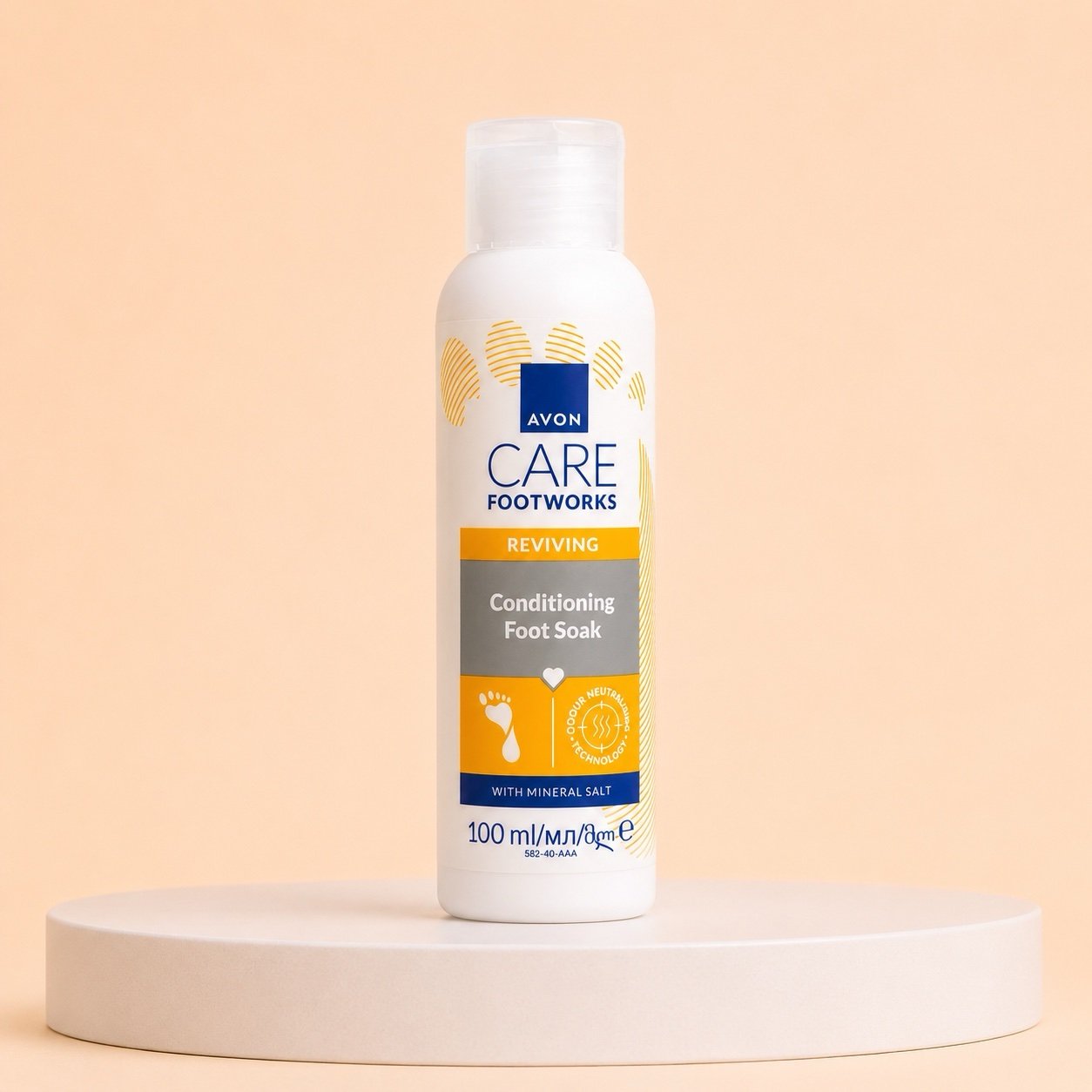Avon Care Footworks Conditioning Foot Soak 100ml