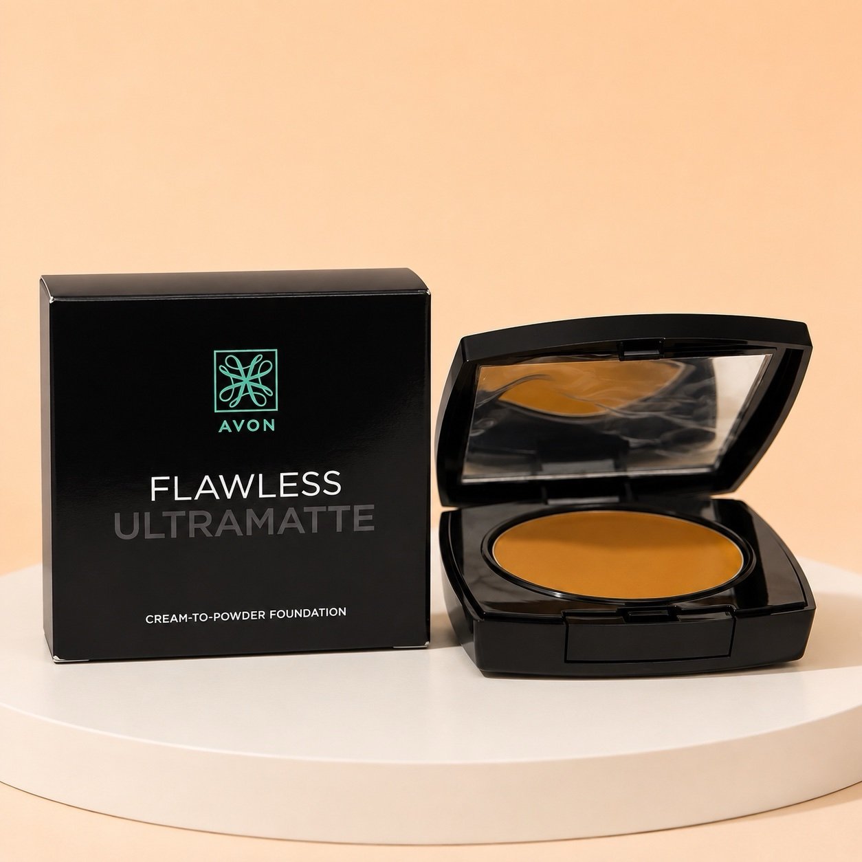 Avon Flawless Ultra Matte Cream to Powder Foundation SPF12