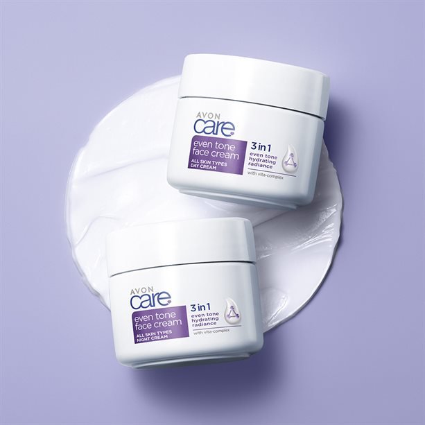 Avon Care Even Tone Day & Night Face Cream 100ml each.