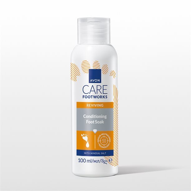Avon Care Footworks Conditioning Foot Soak 100ml