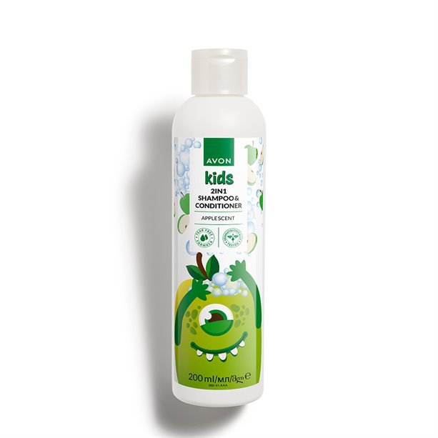Avon Kids’ Apple Scent 2in1 Shampoo & Conditioner 200ml