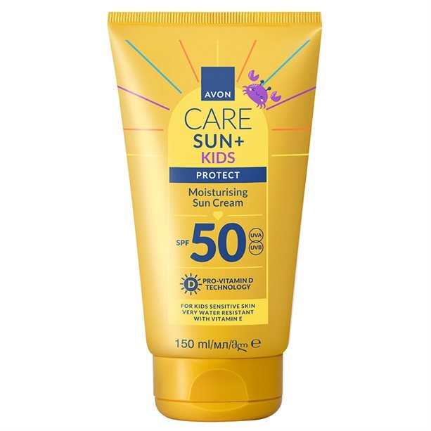 Avon Care Sun+ Protect Kids Moisturising Sun Cream SPF50 – 150ml