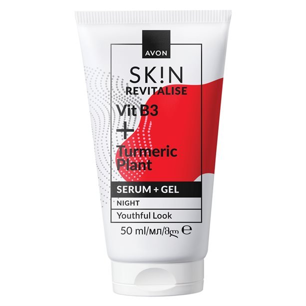 Avon SK!N Revitalise Serum + Gel Night Cream 50ml