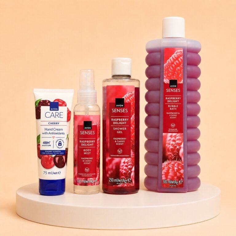 Avon Senses Raspberry Delight Set