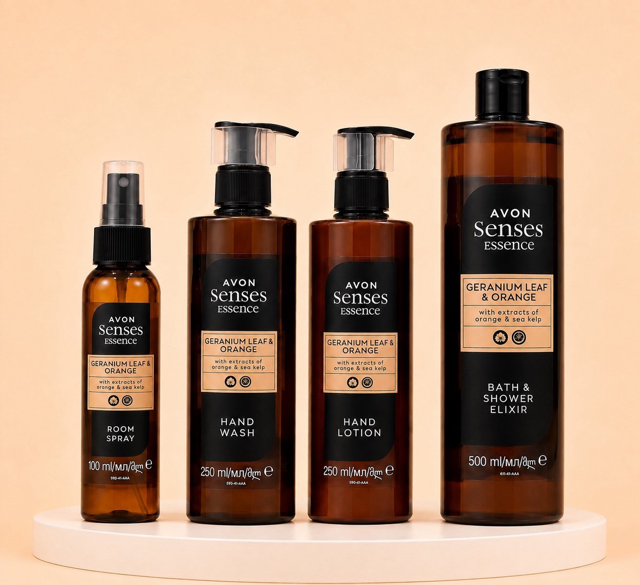 Avon Senses Orange & Geranium Set