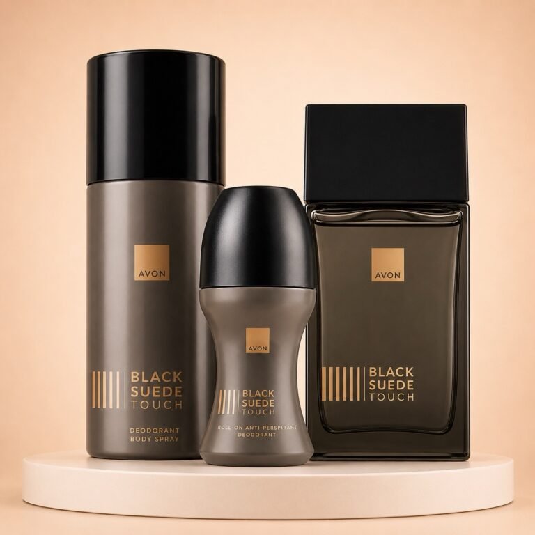 Avon Black Suede Touch Set of 3