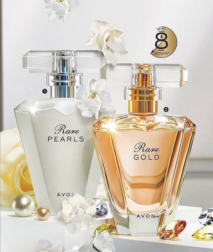 Avon Rare Pearls and Rare Gold fragrances