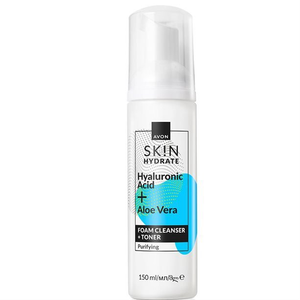 Avon Sk!n Hydrate Face Wash + Toner 150ml