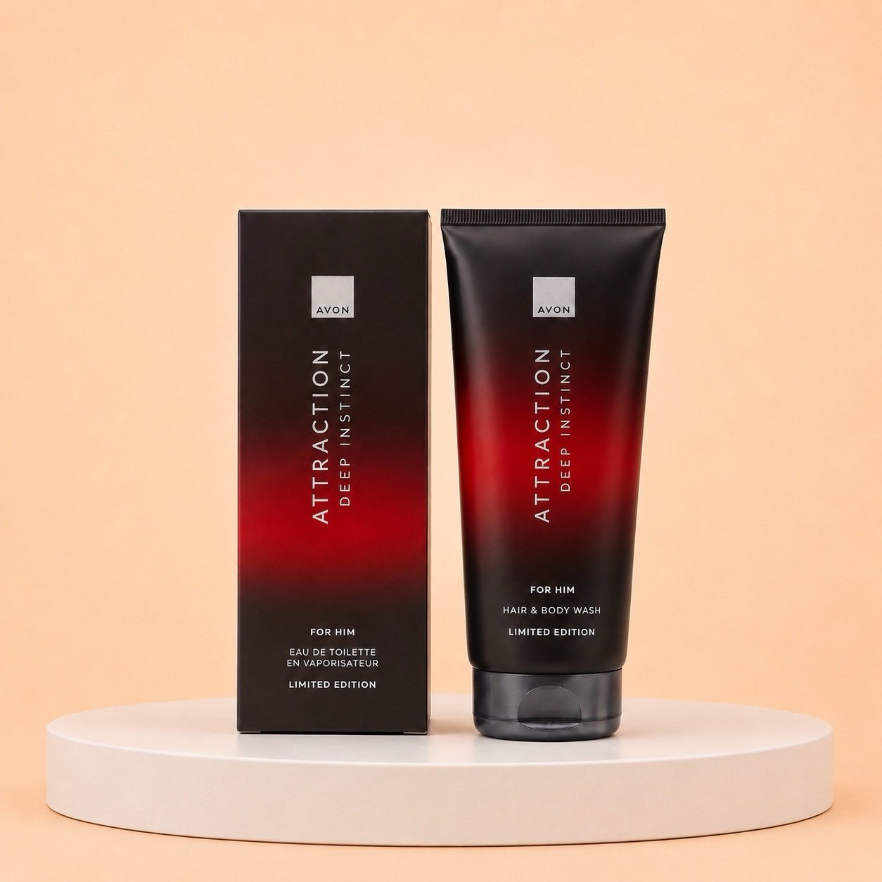 Avon Attraction Deep Instinct For Him Set of 2 - Image 2